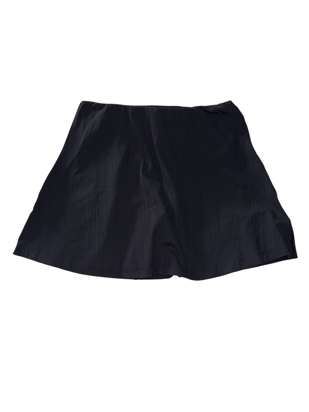 SPANX Ribbed Skort Black Size Medium